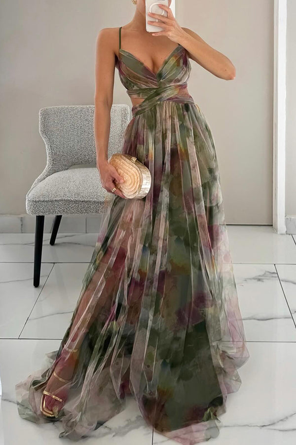 Hazel | Robe longue plissée élégante pour femme