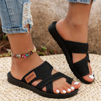 Women's Mesh Orthopaedic Arch Support Sandals Black