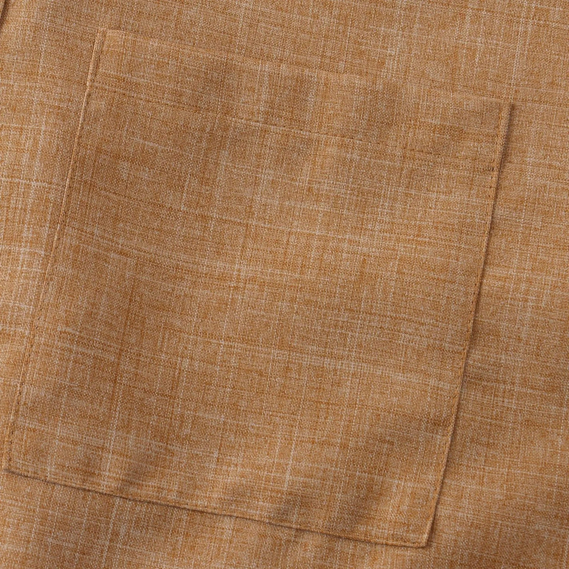 Lightweight Cotton Linen Short Sleeve Shirt Mandarin Collar