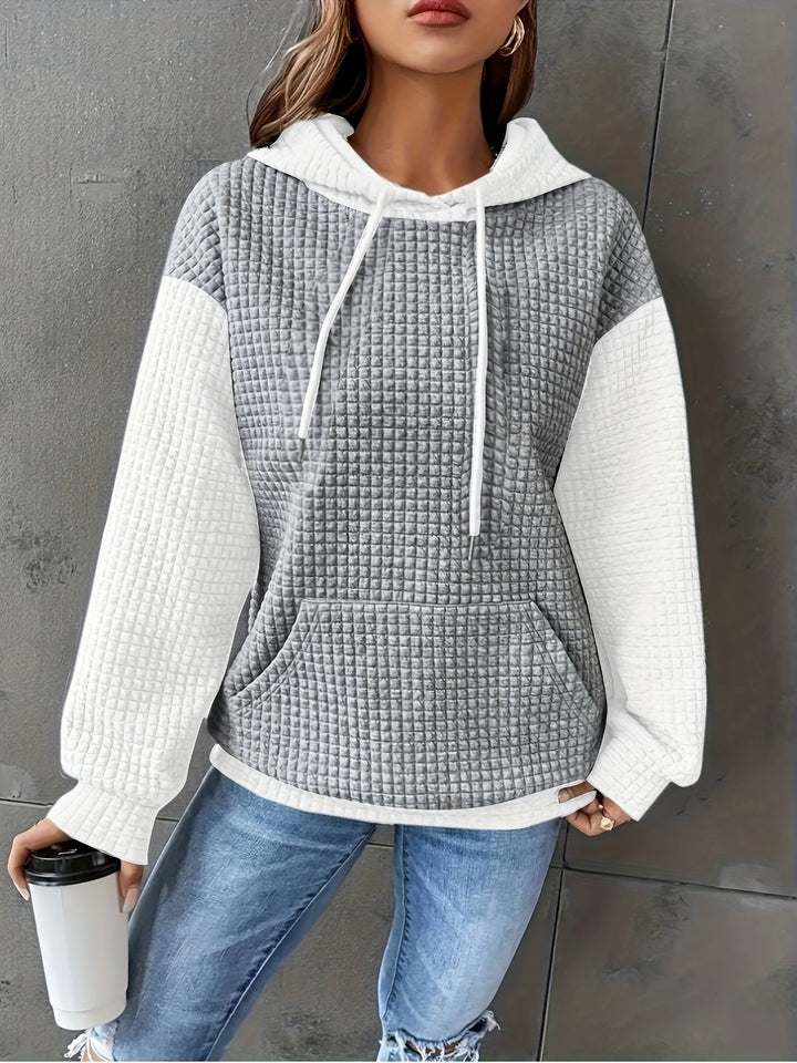 Women's Cozy Color Block Hoodie