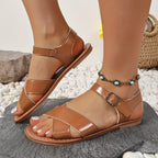 Women's Lightweight Non-Slip Open Toe Flat Sandals