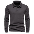 Men's Refined Comfort Polo Shirt Dark Gray