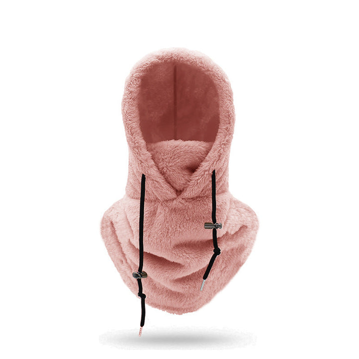 Windproof Winter Cycling Cap with Thick Scarf for Cold Protection