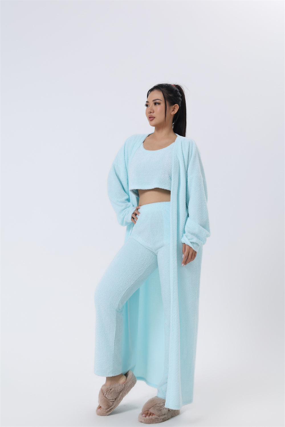 Cozy 3‑Piece Women's Lounge & Pajama Set-MODAUTLET