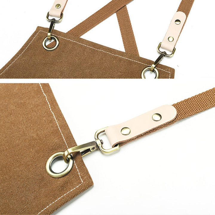 Men's Durable Stain-Resistant Canvas Work Apron