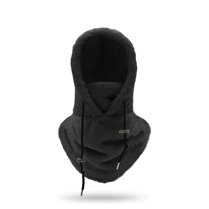 Windproof Winter Cycling Cap with Thick Scarf for Cold Protection