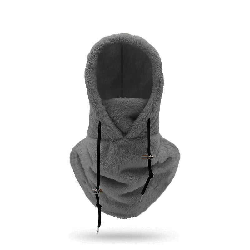 Windproof Winter Cycling Cap with Thick Scarf for Cold Protection