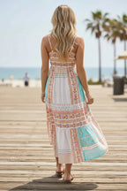 Maxi strandkjole for kvinner