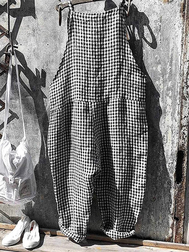 Olivia | Women's Striped Wide Leg Jumpsuit