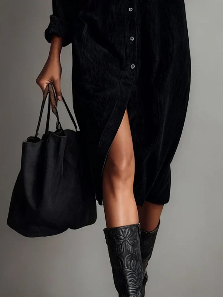 Sienna | Robe midi boutonnée pour femme