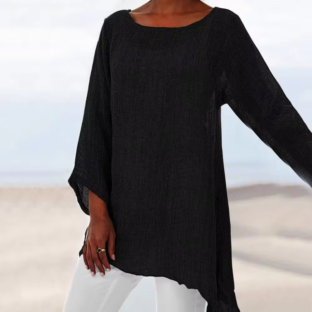 Women's Breezy Long Sleeve Top Black