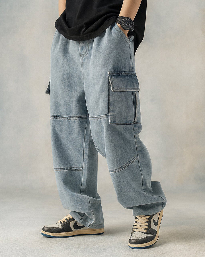 Men's Cargo Jeans - Overdrive '99 Style-MODAUTLET