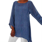 Women's Breezy Long Sleeve Top Blue