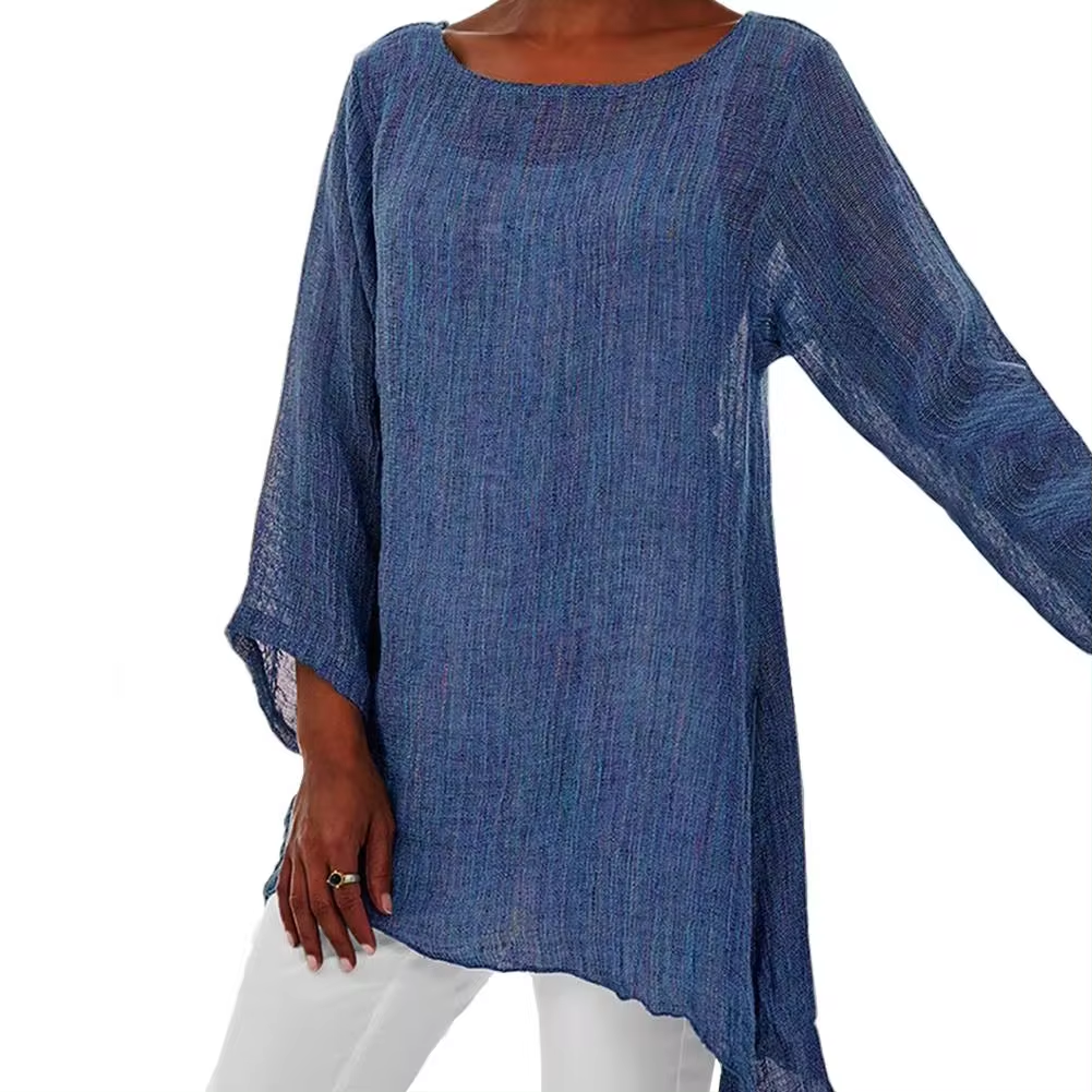 Women's Breezy Long Sleeve Top Blue