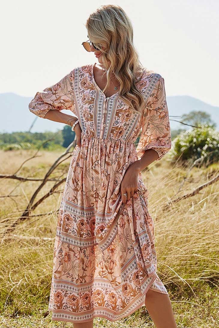 Women's Maxi Dress for Spring-MODAUTLET