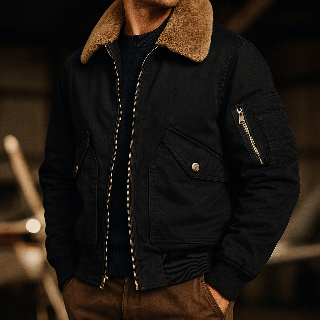 Men's Classic Bomber Jacket