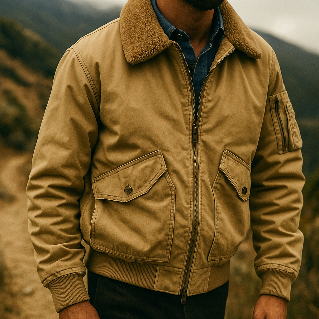 Men's Classic Bomber Jacket