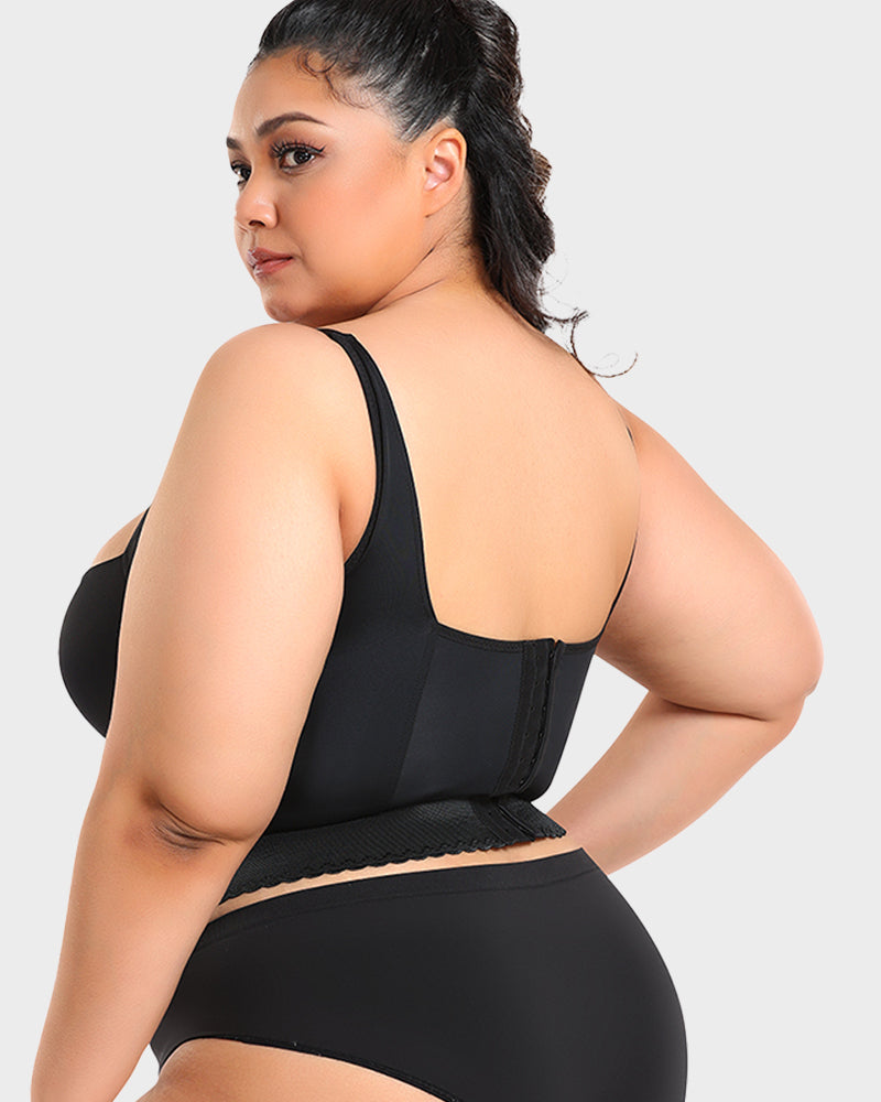 Women's Longline Push-Up Bra with Built-In Shapewear-MODAUTLET