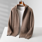 Men's Cashmere Zip Hoodie - Sorrento Style