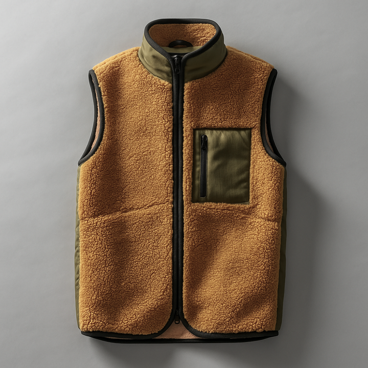 Chaleco polar de hombre para brindar calidez y comodidad