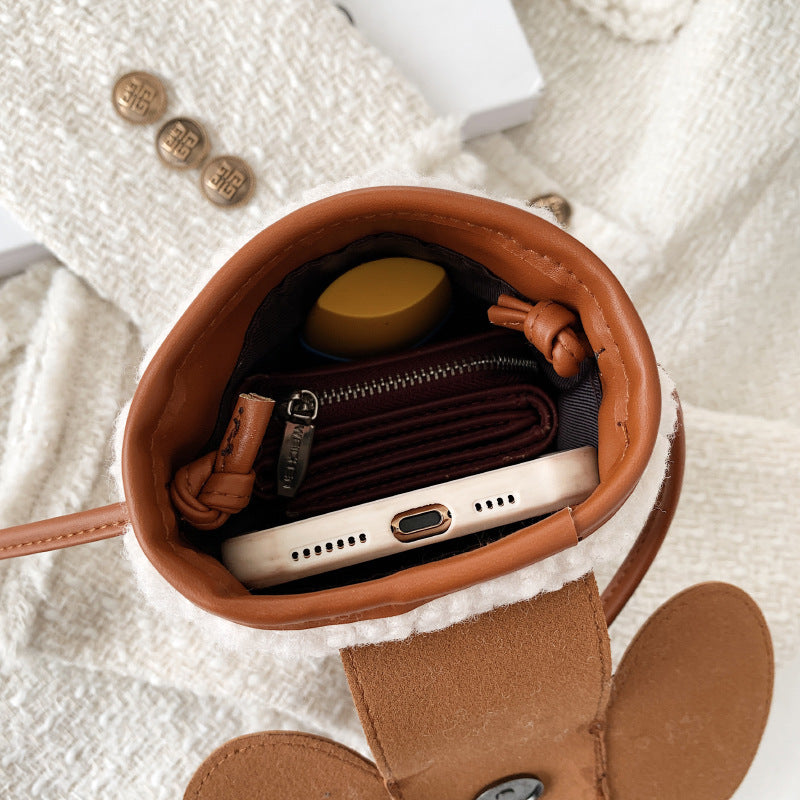 Cute Elephant Trunk Design Crossbody Shoulder Bag