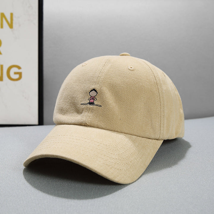 Small Letters Sun Visor Baseball Cap for Face Protection