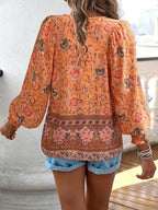 Women's Summer Floral Top - Stylish and Breezy Design