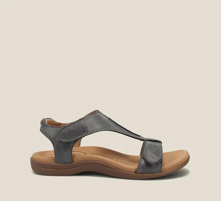 Adjustable Leather Orthopedic Sandals With Arch Support