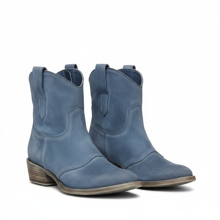 Henny | Damen Vintage Cowboy-Stiefeletten