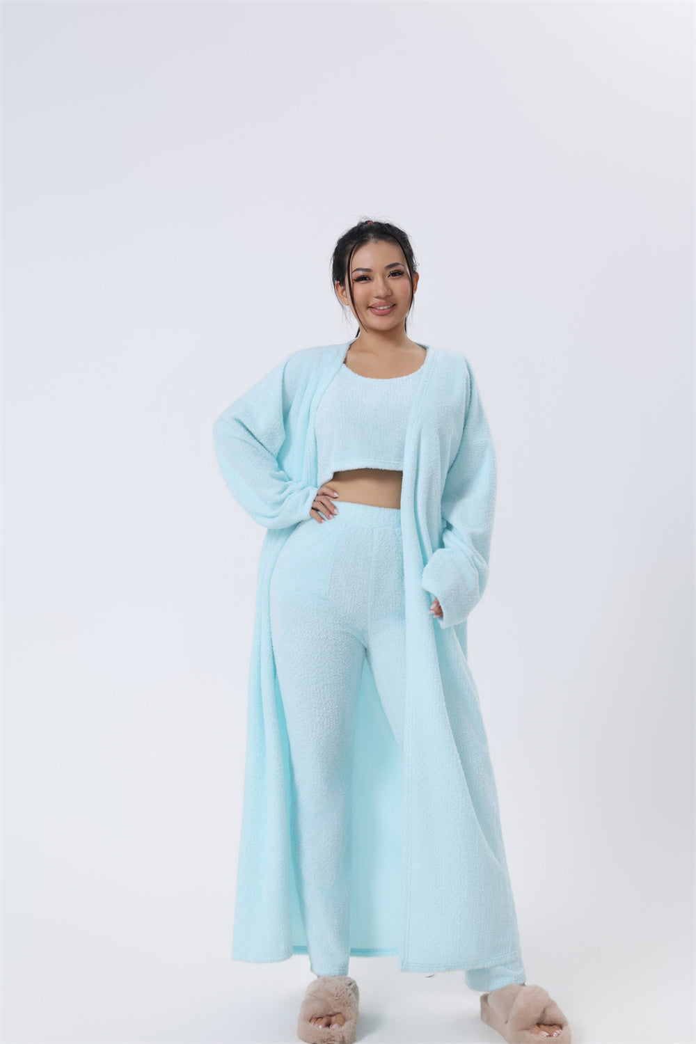 Cozy 3‑Piece Women's Lounge & Pajama Set-MODAUTLET