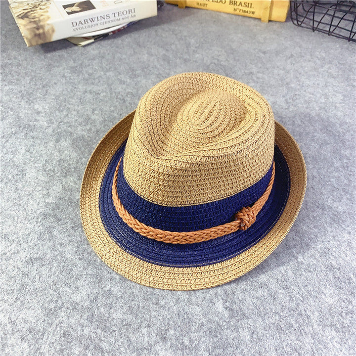 Korean Kids' Straw Hats, Sun Hats for Girls, Baby Sun Protection Hats