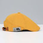 Unisex Urban Beret Timeless Chic Hat For Men And Women Yellow One Size
