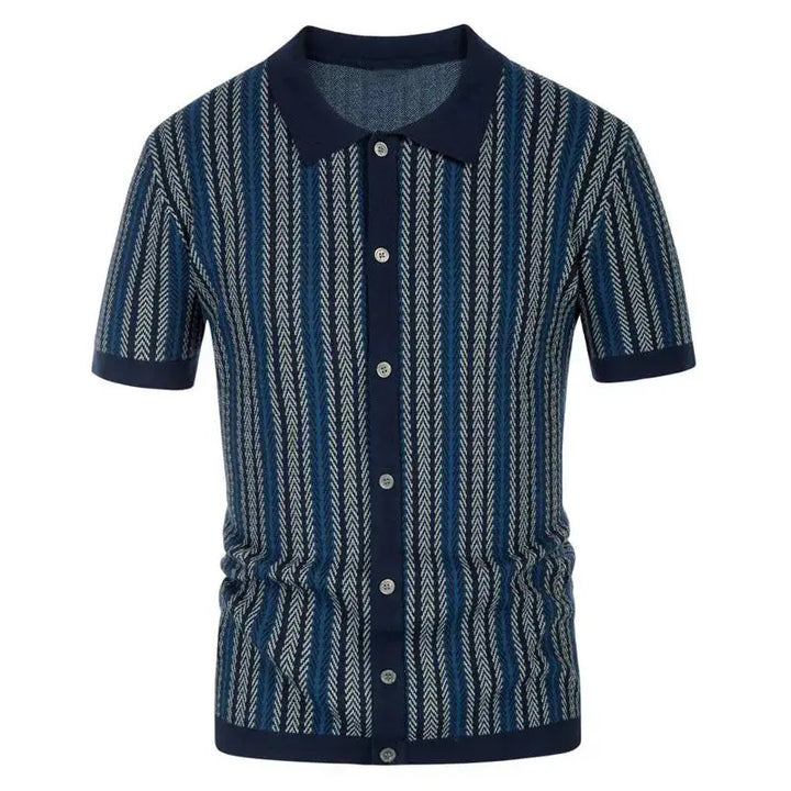 Classic Button Down Polo Shirt-MODAUTLET