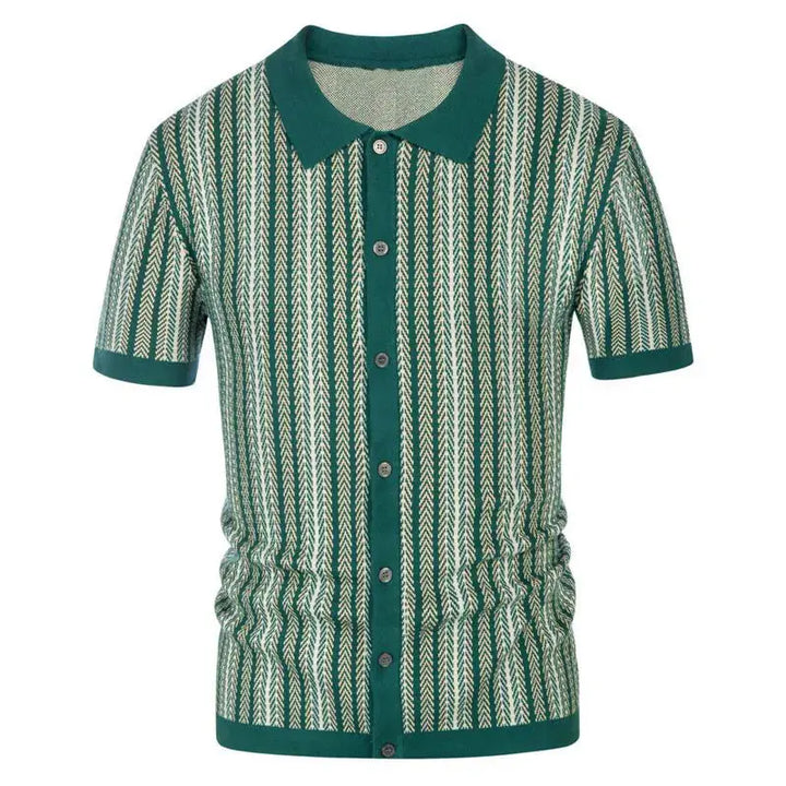 Classic Button Down Polo Shirt-MODAUTLET