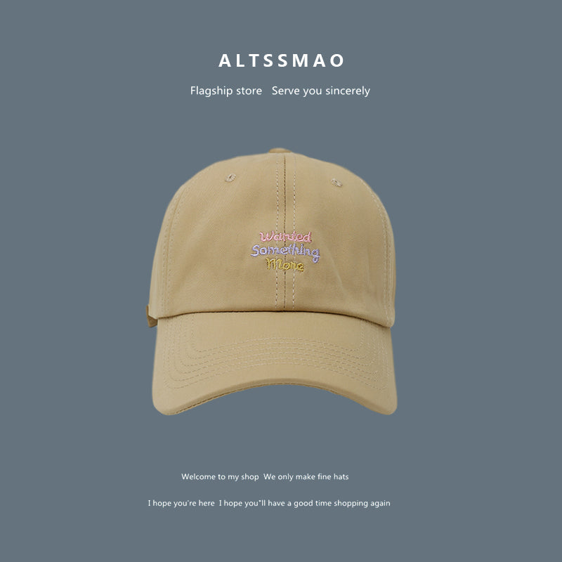 Small Letters Sun Visor Baseball Cap for Face Protection