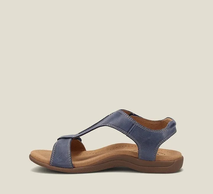 Adjustable Leather Orthopedic Sandals With Arch Support