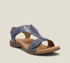 Women's Elegant Orthopedic Sandals - Comfortable and Stylish Navy Blue