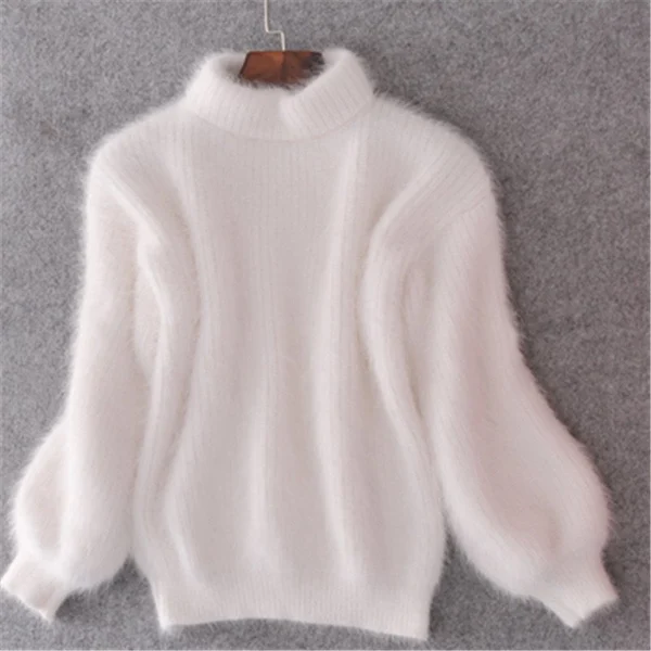 Womens' Soft Elegant Sweater White One size