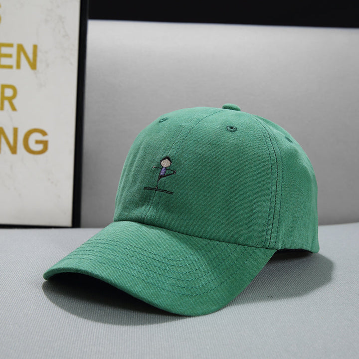 Small Letters Sun Visor Baseball Cap for Face Protection