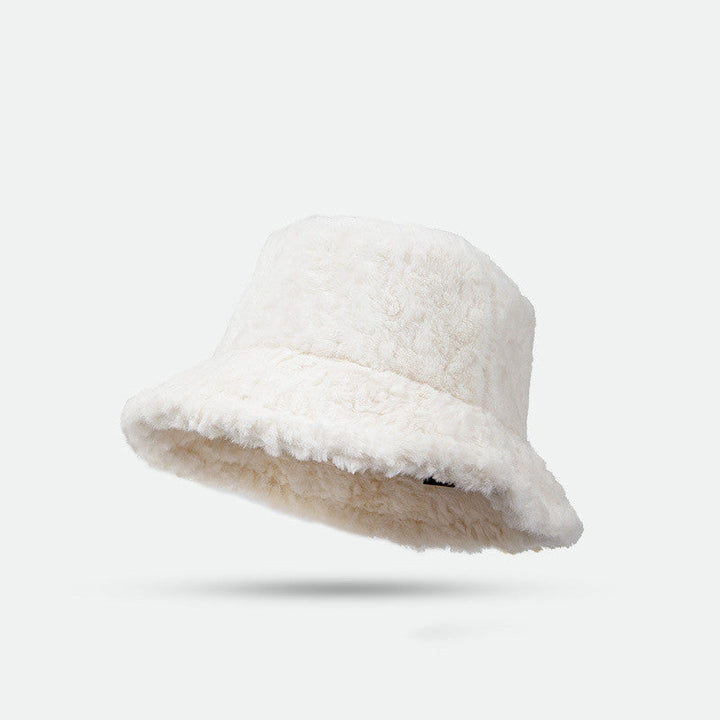 Warm Lambswool Fisherman Hat for Women - Stylish Winter Accessory