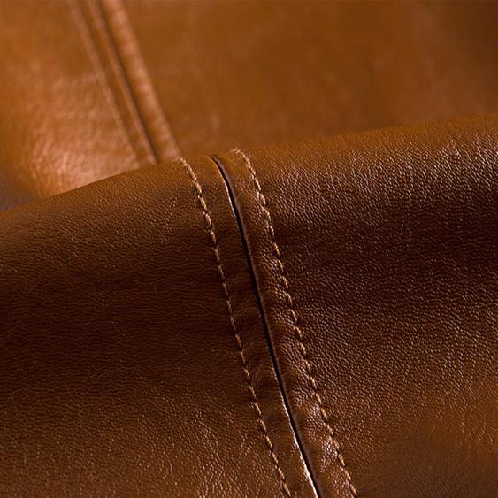 Men's Fall Leather Jacket - Stylish and Durable Outerwear