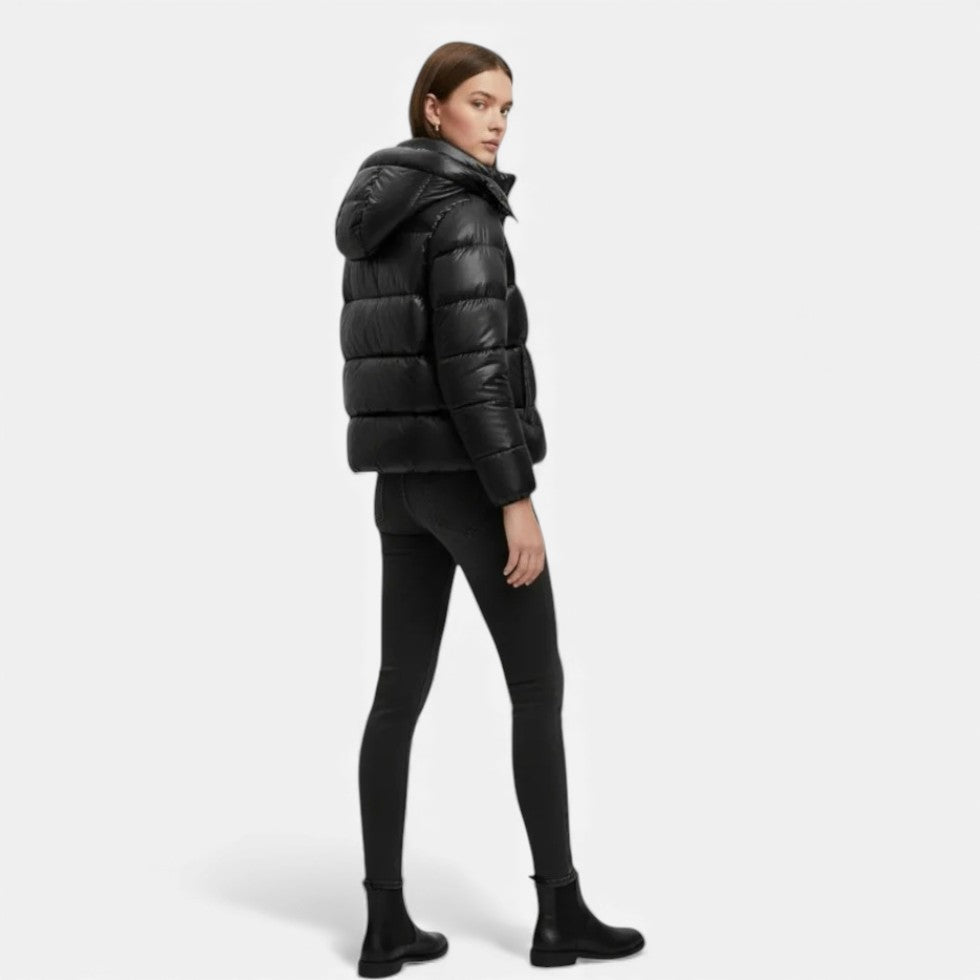 Women's Quilted Hooded Puffer Jacket