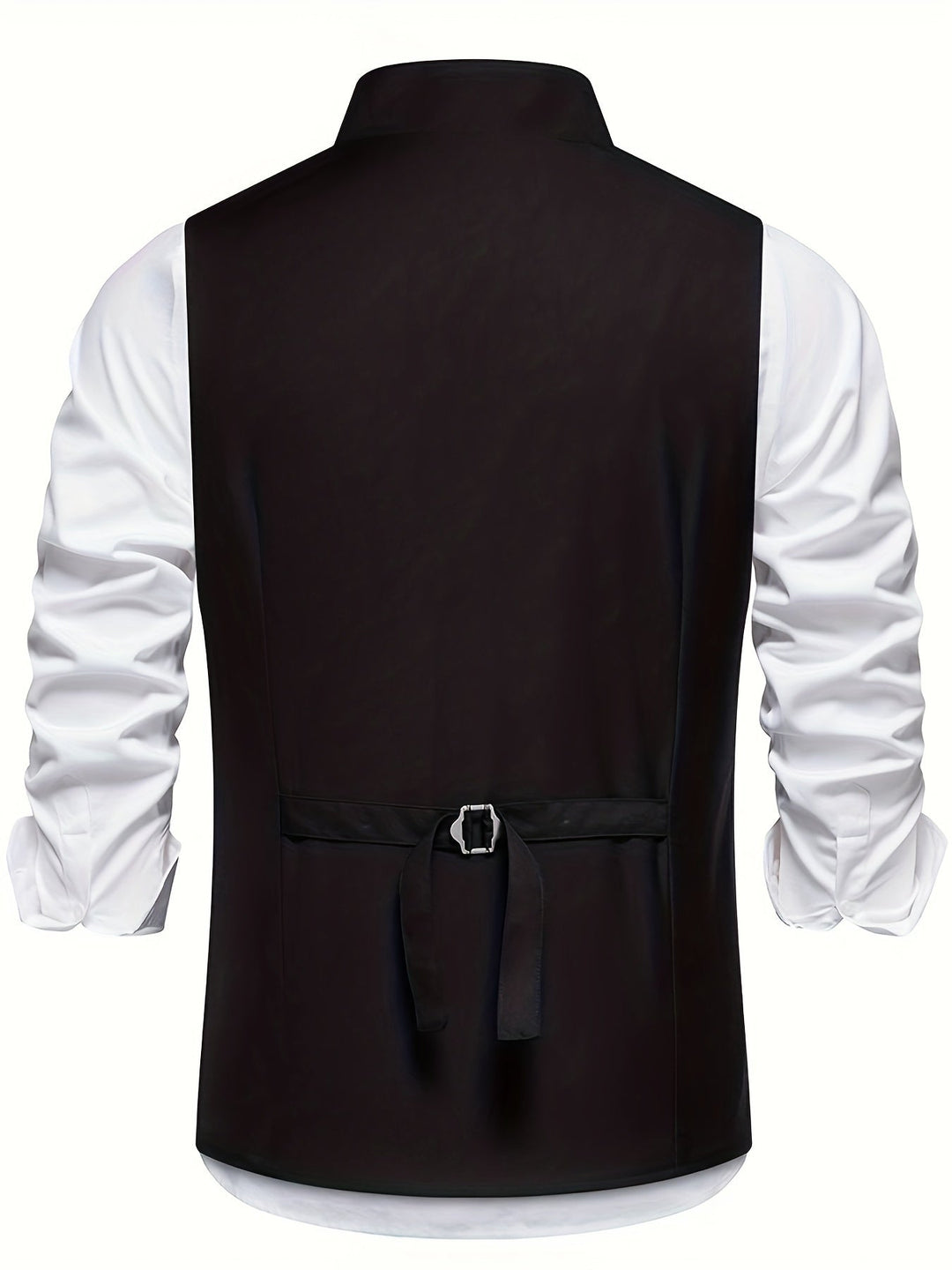 Chaleco asimétrico sofisticado para hombre