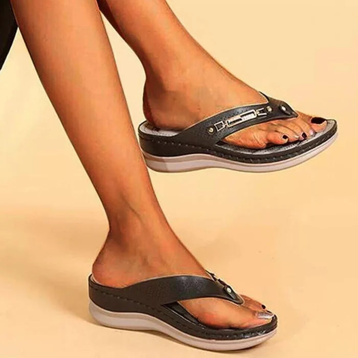 Women's Soft Padded Flip Flops-MODAUTLET