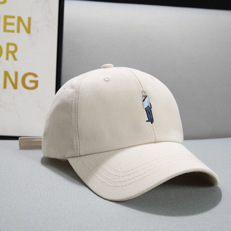 Small Letters Sun Visor Baseball Cap for Face Protection