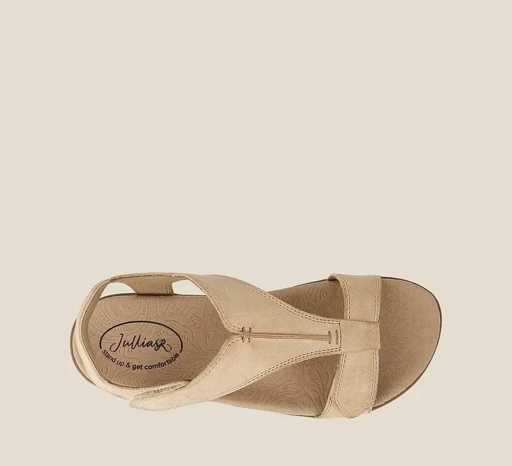 Adjustable Leather Orthopedic Sandals With Arch Support-MODAUTLET