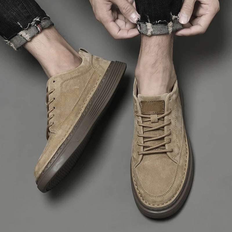 Men's Leather Navarro Shoes - Stylish and Durable Footwear-MODAUTLET