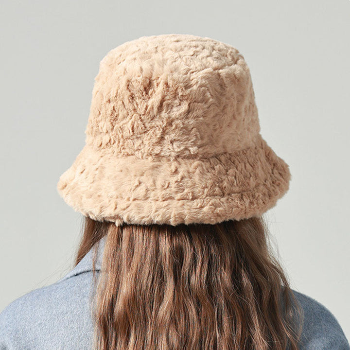 Warm Lambswool Fisherman Hat for Women - Stylish Winter Accessory