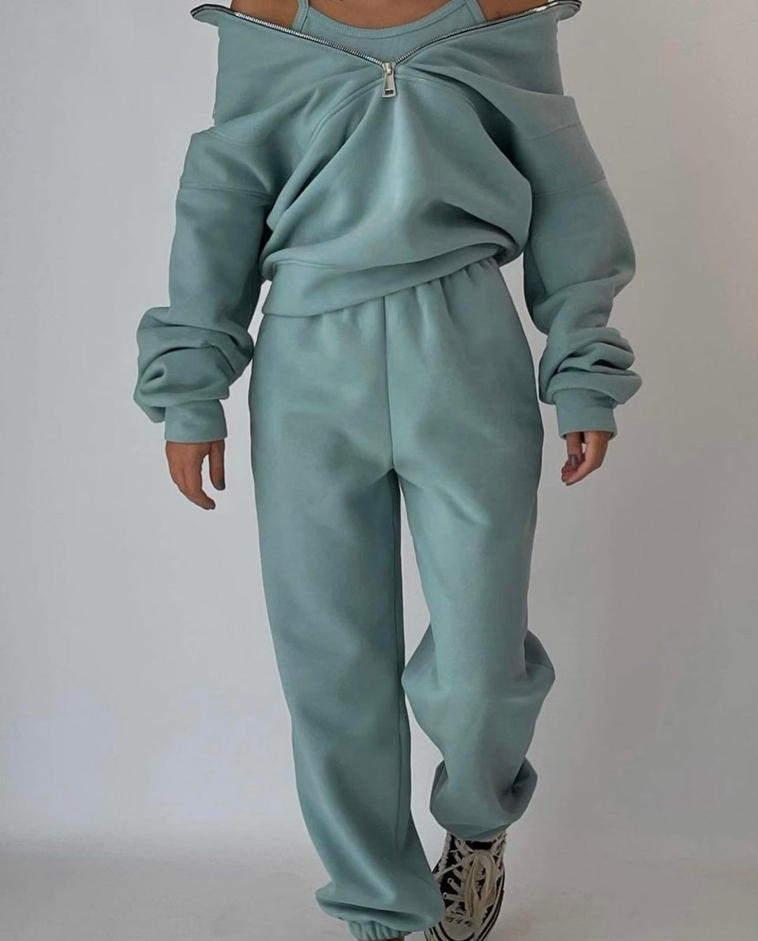 Grace | Conjunto Casual Oversized Feminino de Duas Peças