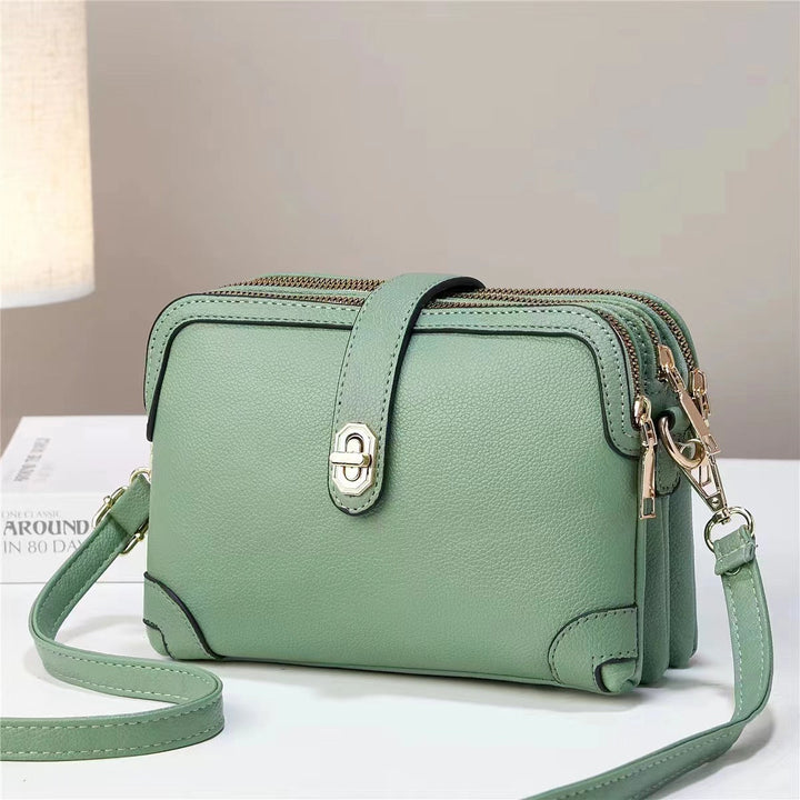 Elegant Multi-Layer Soft Leather Handbag-MODAUTLET